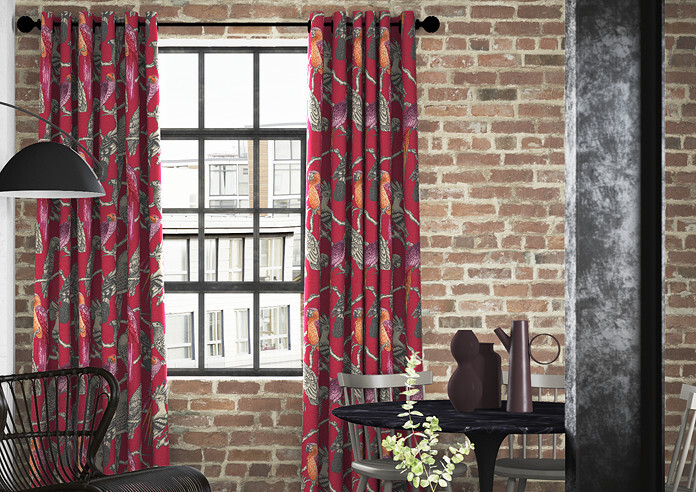 Aviary, Pomegranate - Made to Measure Curtains - Image 3